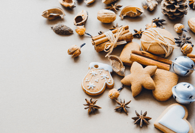 Eenvoudig eten en drinken bestellen voor de kerstdagen