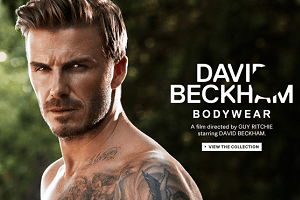 David Beckham uit de kleren voor H&M