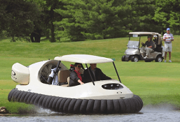 Rubriek e-Xcentriek | Golfen met een hovercraft