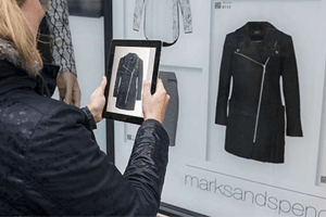 Marks & Spencer opent een virtual window shop in Nederland