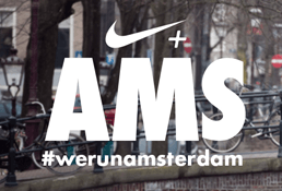 Nike #werunamsterdam in Amsterdam 16 mei